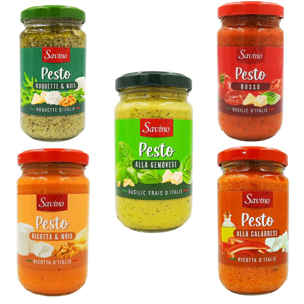 Les sauces pesto Savino